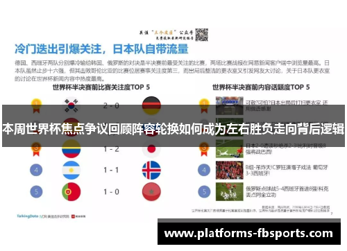 本周世界杯焦点争议回顾阵容轮换如何成为左右胜负走向背后逻辑